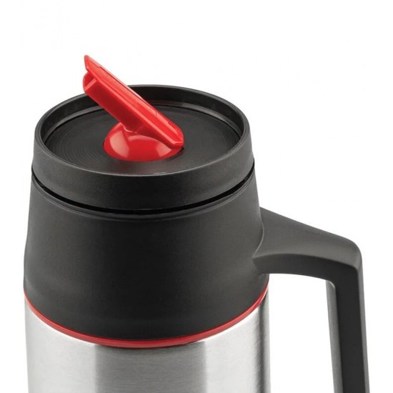 Garrafa 750ml Térmica Exata Em Aço Inox Com Ampola De Aço  